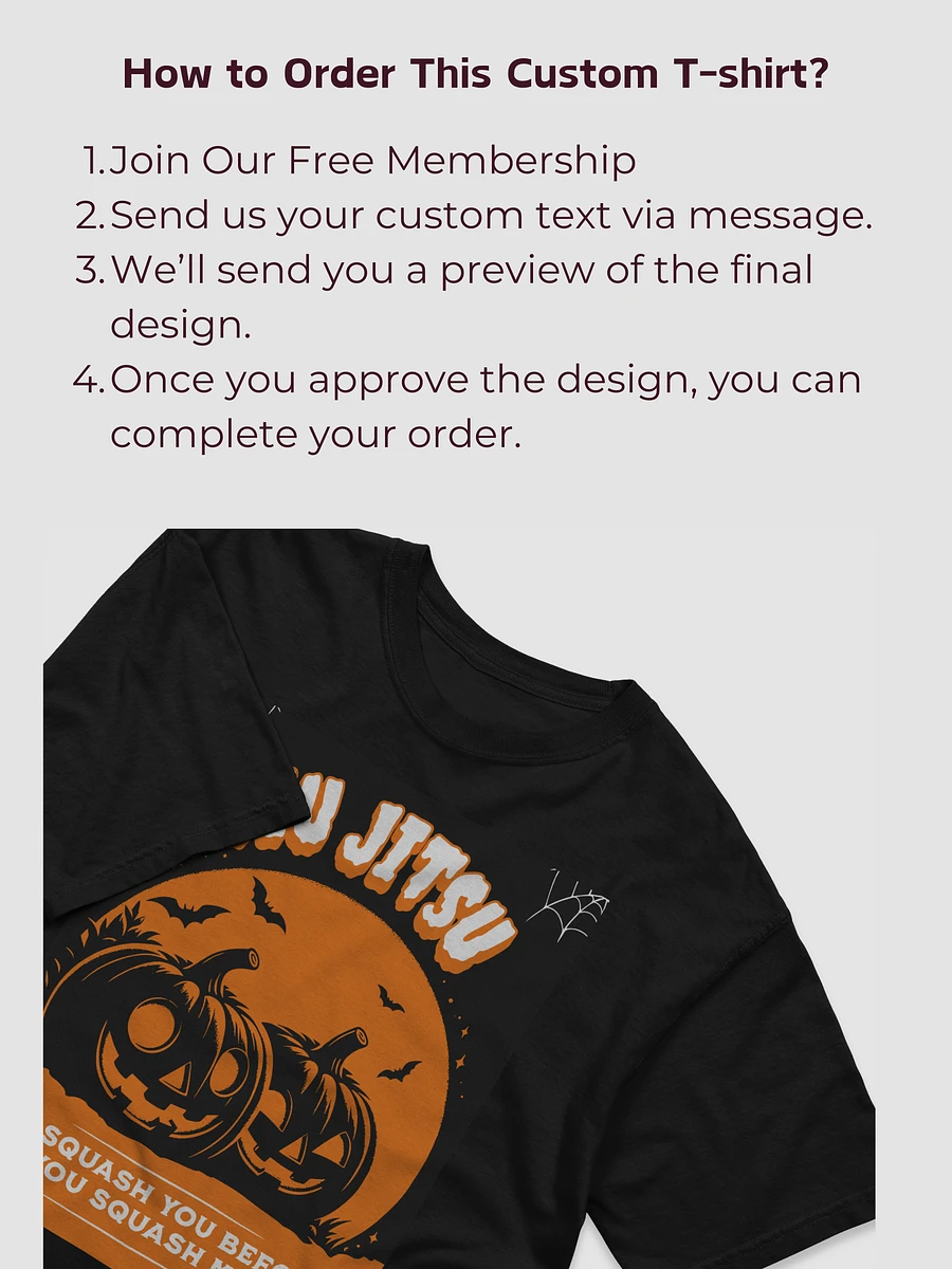 Personalized Spooky Jiu Jitsu T-Shirt product image (3)