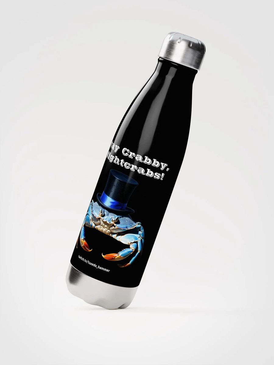 Night Crab Stainless Steel Water Bottle product image (2)