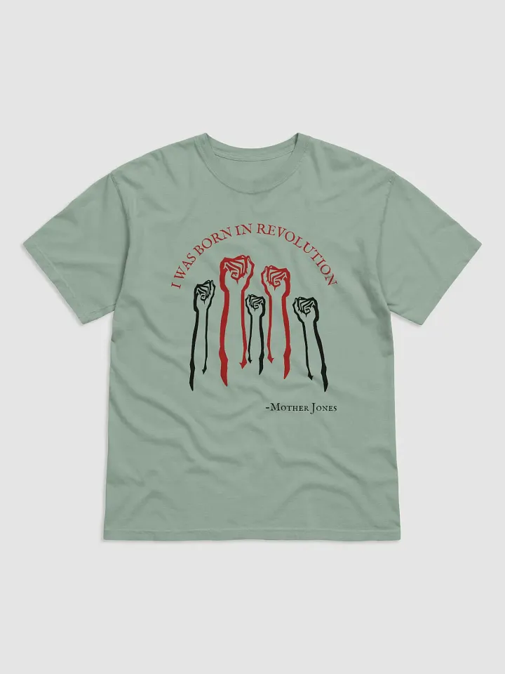 Born in Revolution Mother Jones Adult T-shirt product image (1)