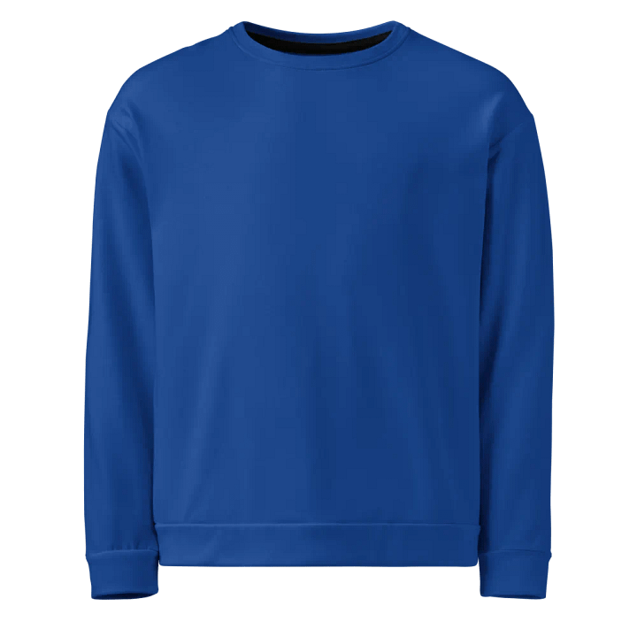 Plain Ocean Blue True Summer Unisex Recycled Polyester Heavyweight Premium Sweatshirt by Treasure Pie product image (1)