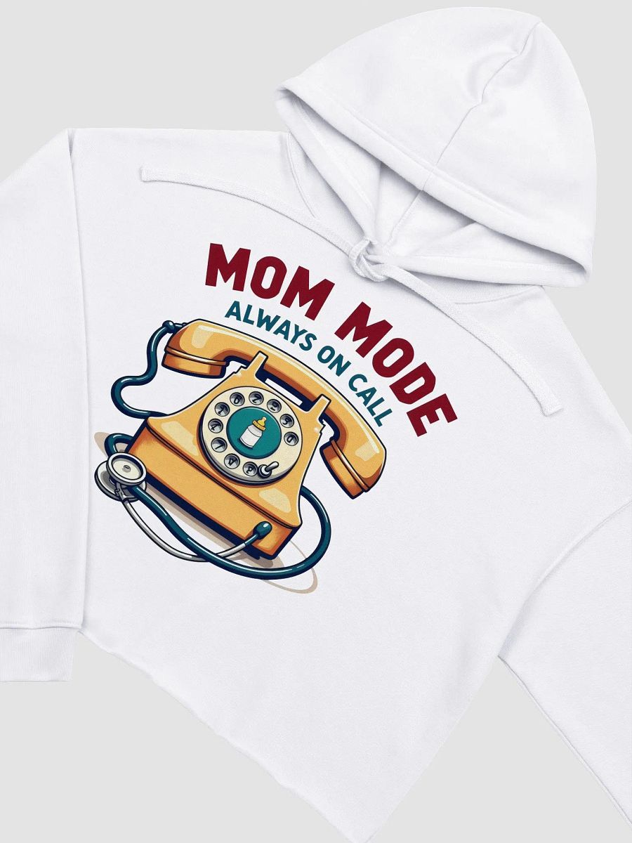 Mom Mode Vintage Phone Crop Hoodie product image (22)