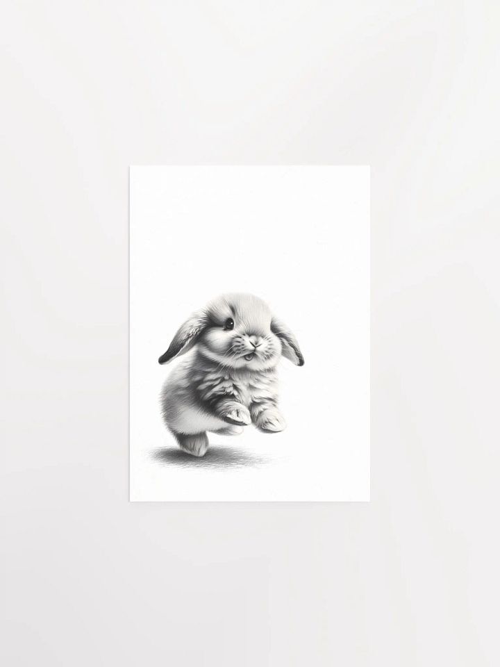 Woodland Lop Eared Bunny Print A203 product image (2)