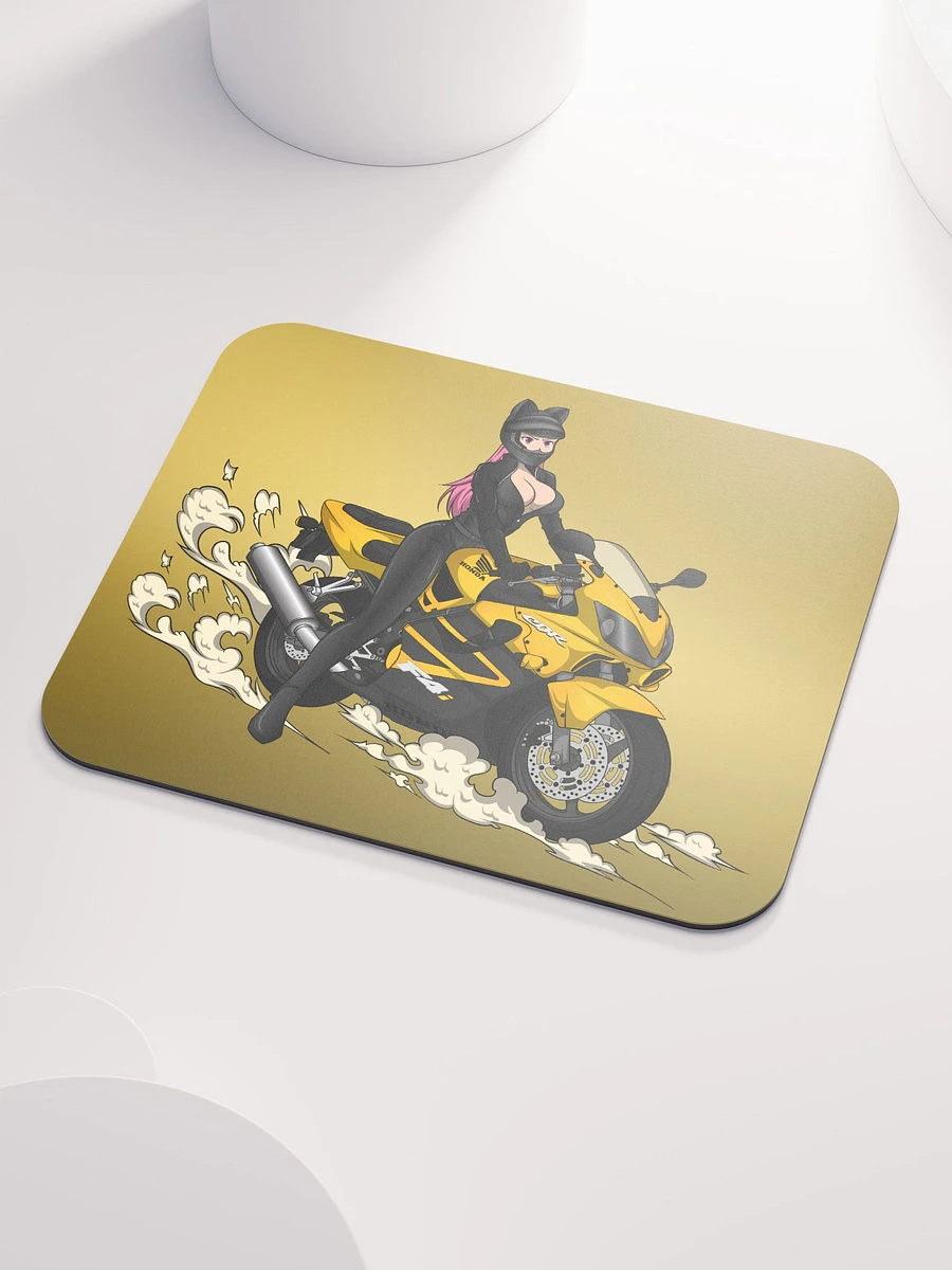 Biker Cat Girl Mousepad product image (3)