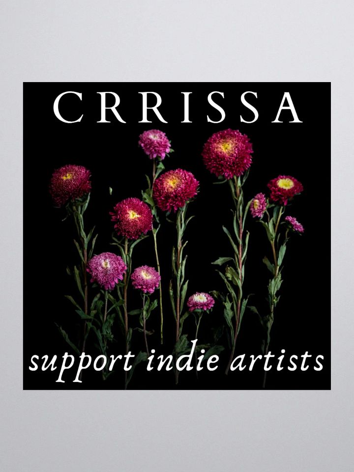 Crrissa - Support Indie Artists - Sticker product image (1)