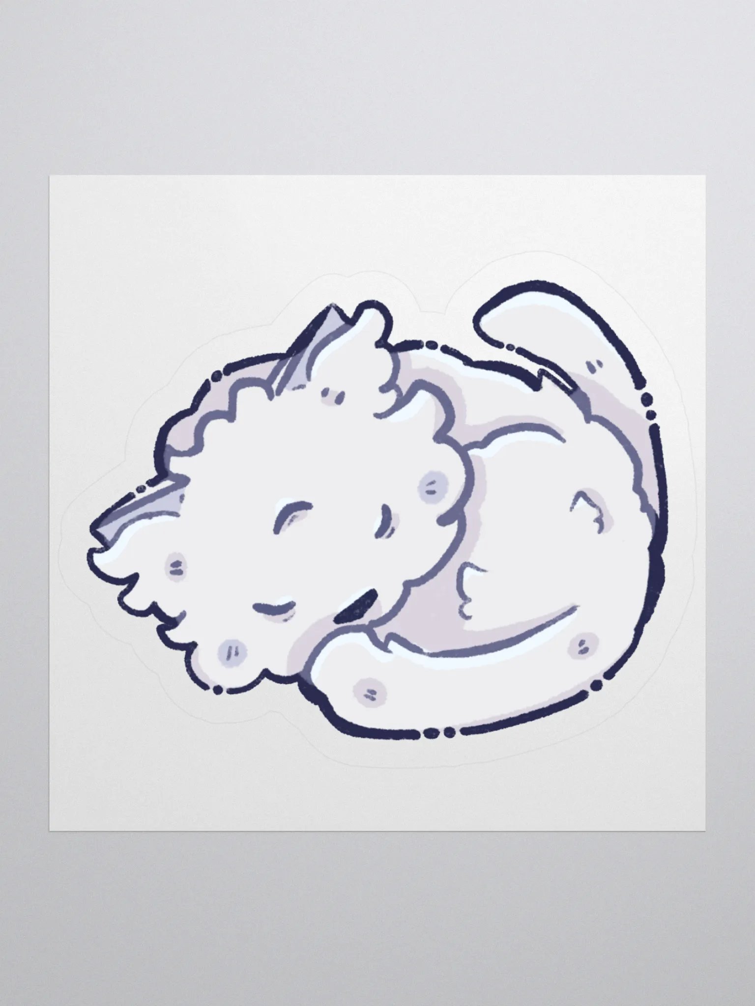 Sleeping Noodle Sticker product image (2)