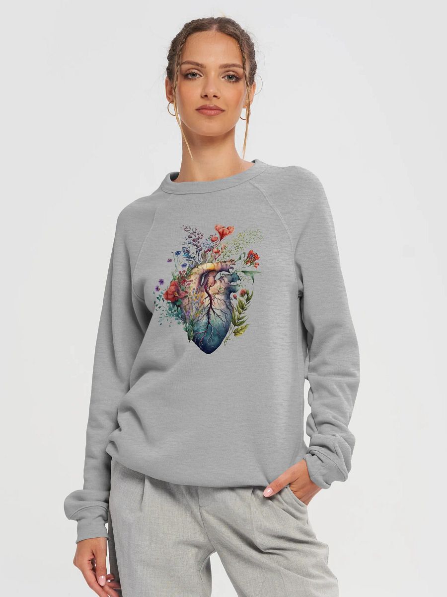 Floral Anatomy Heart Pullover – Botanical Heart product image (10)