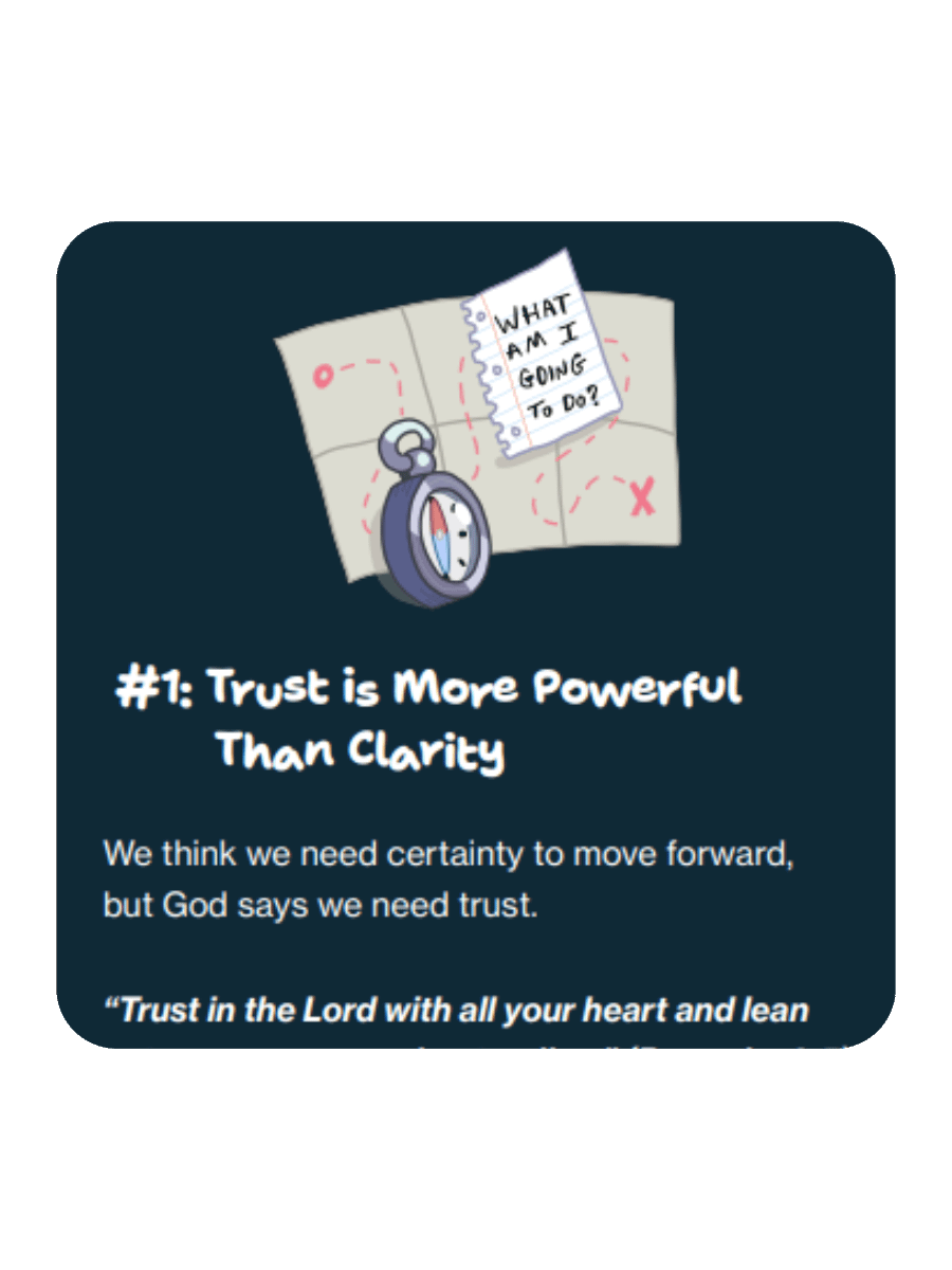 For Those Who Feel Stuck (Proverbs 3:5-6) product image (2)