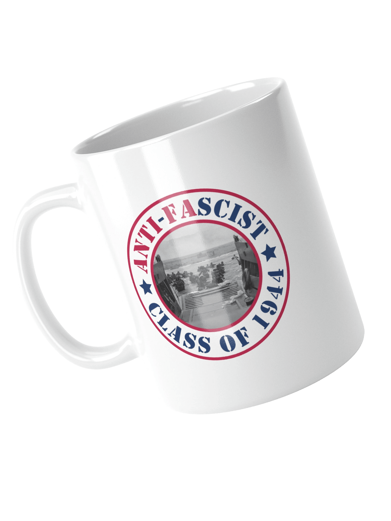 Anti-Fascist - Class of 1944 White Coffee Mug product image (12)