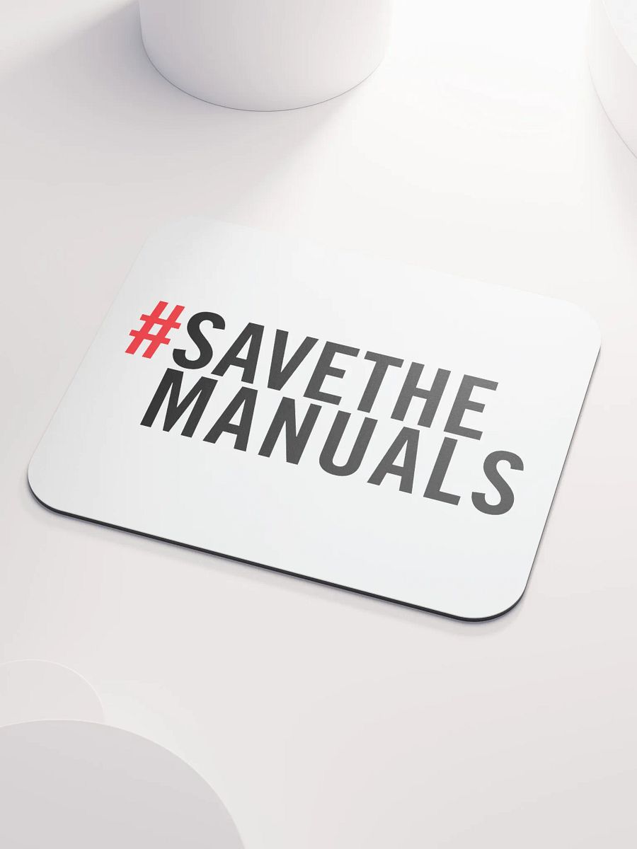 #SAVETHEMANUALS MOUSE PAD product image (3)