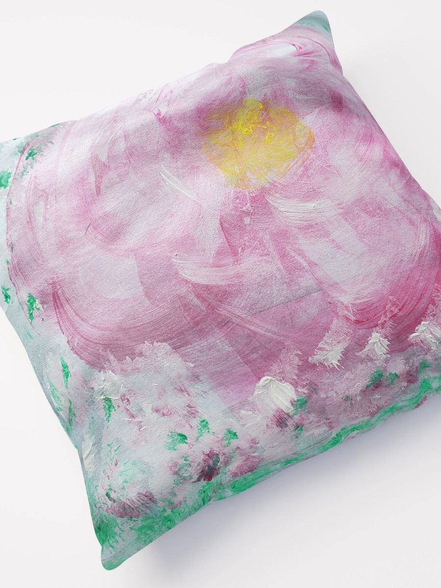 Pink Flower Throw Pillow product image (8)