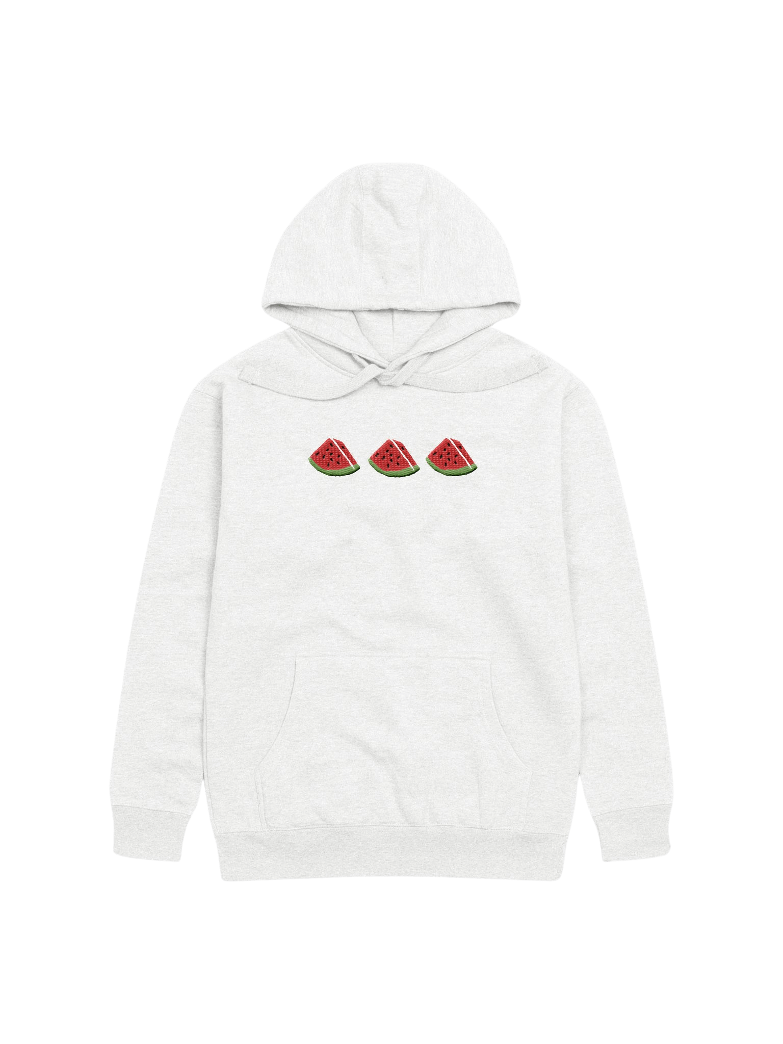 Sandia Embroidered Hoodie (white) product image (1)