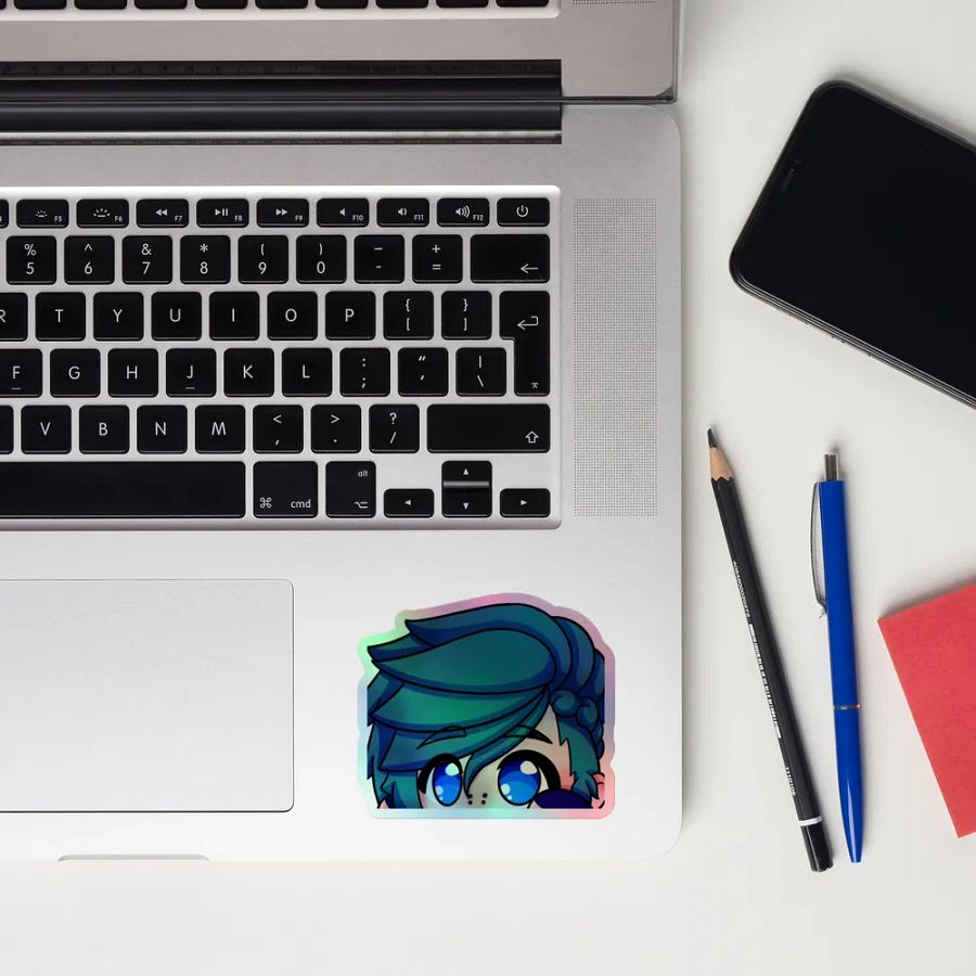 Holo EmFN Peek Sticker product image (12)