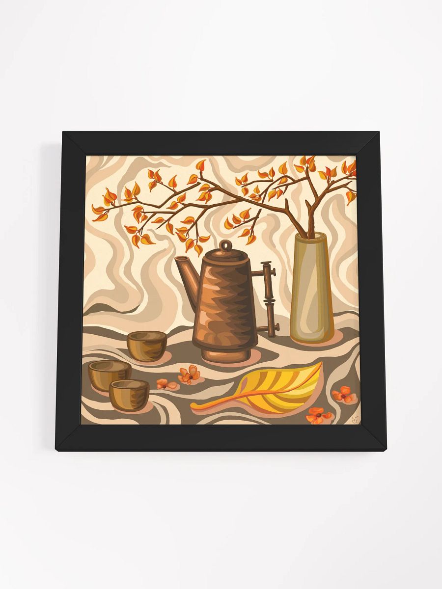 Autumnal Elegance Framed Poster - Coffee Shop No. 3 product image (49)