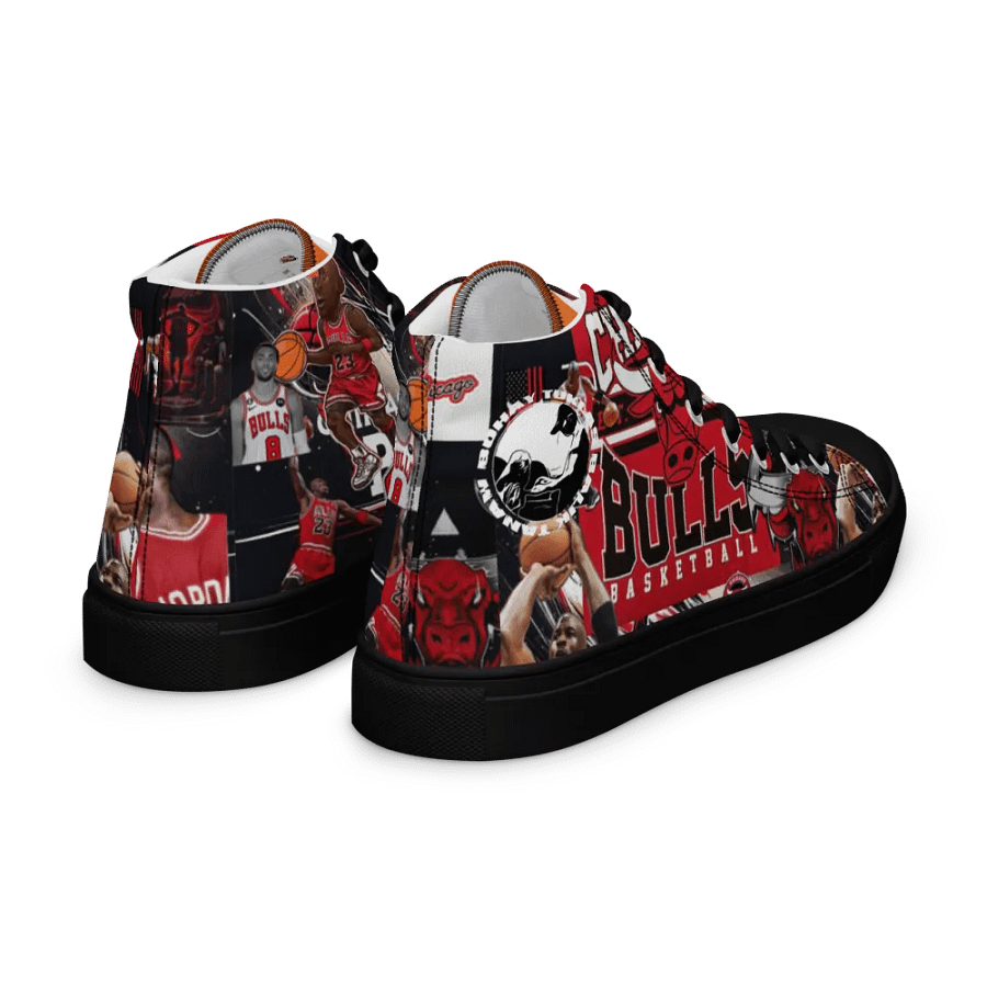 Buhay Tuklas Chicago Bulls Men's High Top Canvas Shoes product image (10)