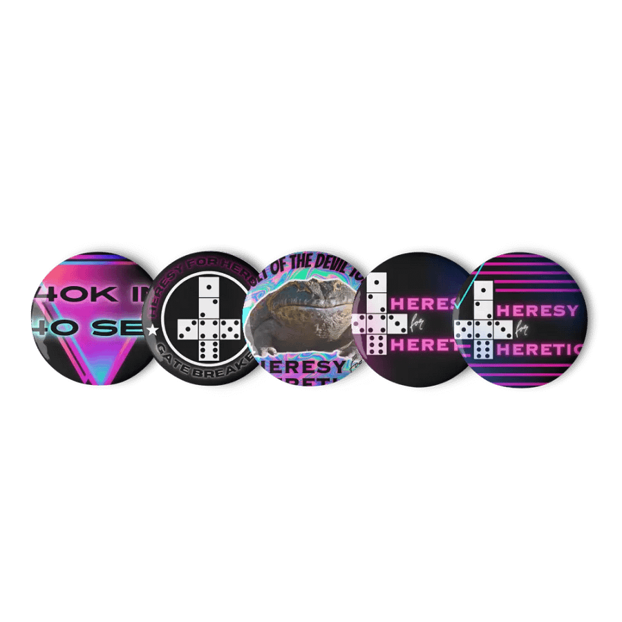 HERESY Badge Pack product image (11)