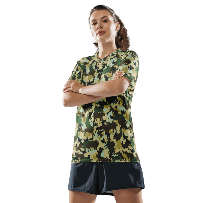 FARMOUFLAGE WEST COAST CAMO RECYCLED UNISEX SPORTS JERSEY product image (1)