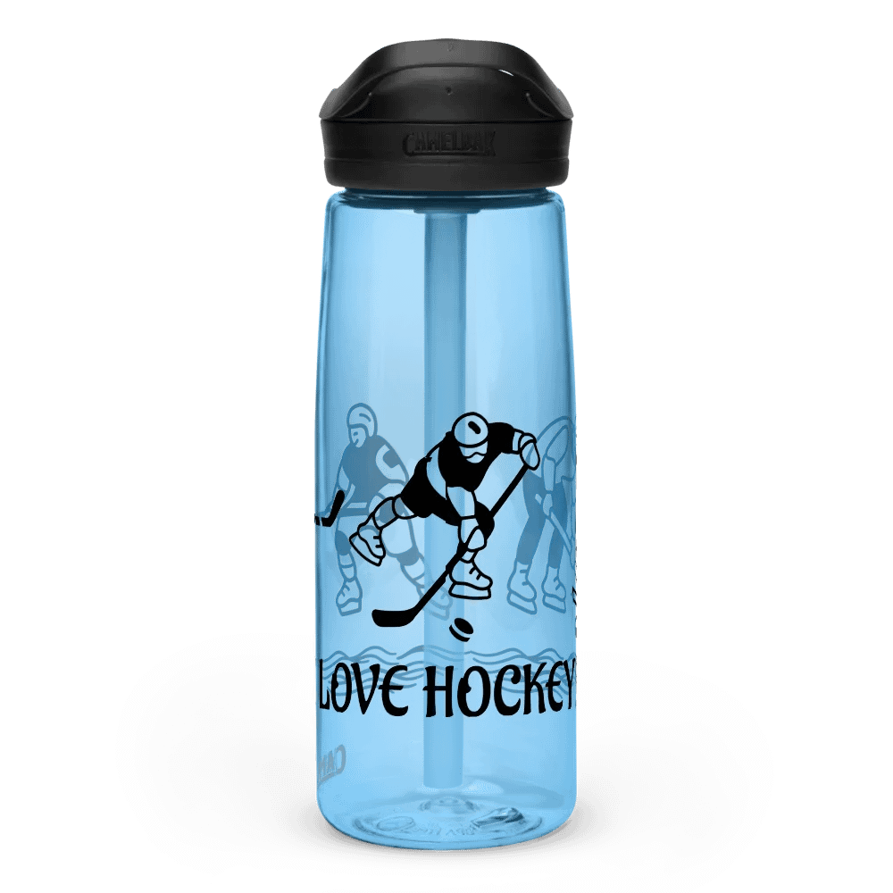 I LOVE HOCKEY! design -Sport water bottle product image (13)