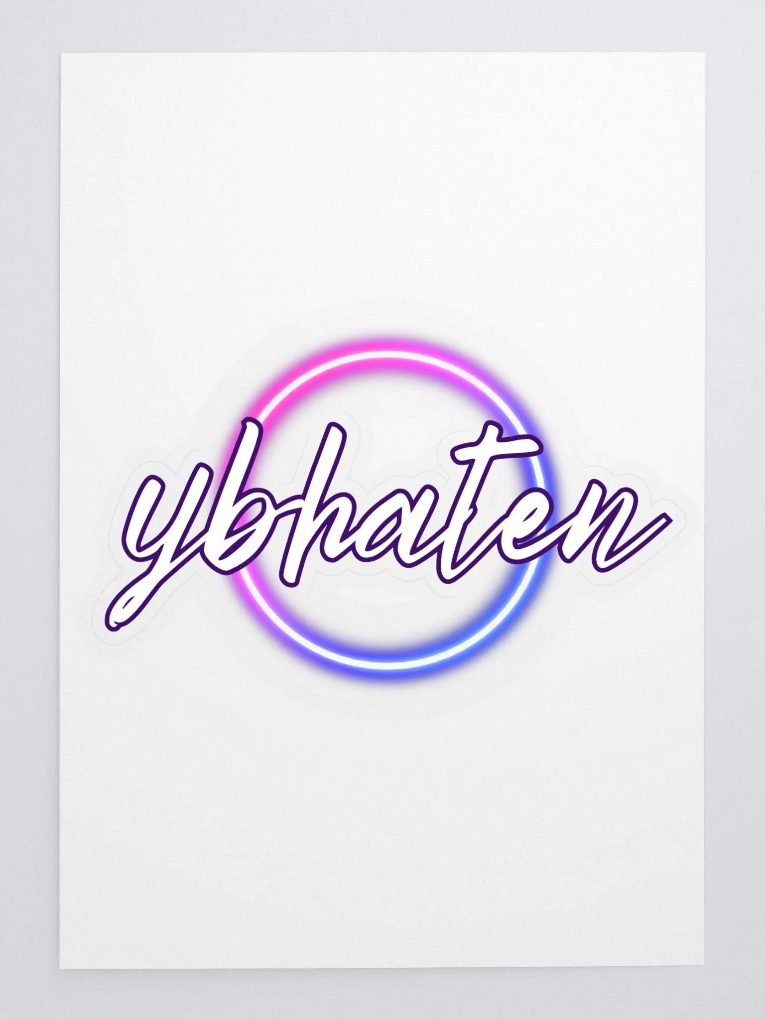 ybhaten Logo sticker product image (1)
