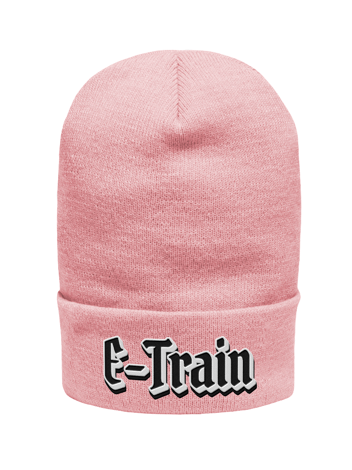E-Train | Typeface Logo Beanie (2 Colours Available) product image (2)