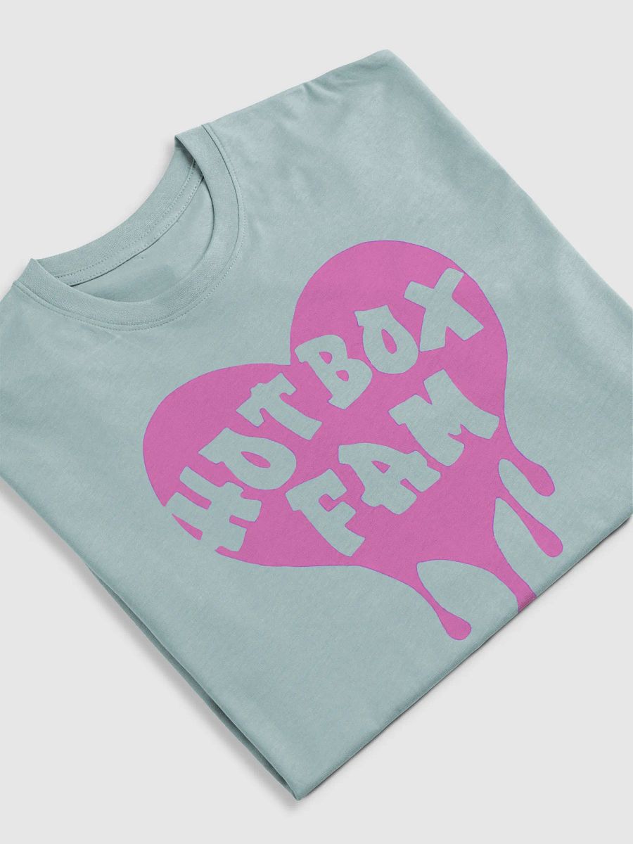 UNISEX HOT BOX FAM TRANSPARENT BUBBLE GUM PINK LOGO TEE product image (5)
