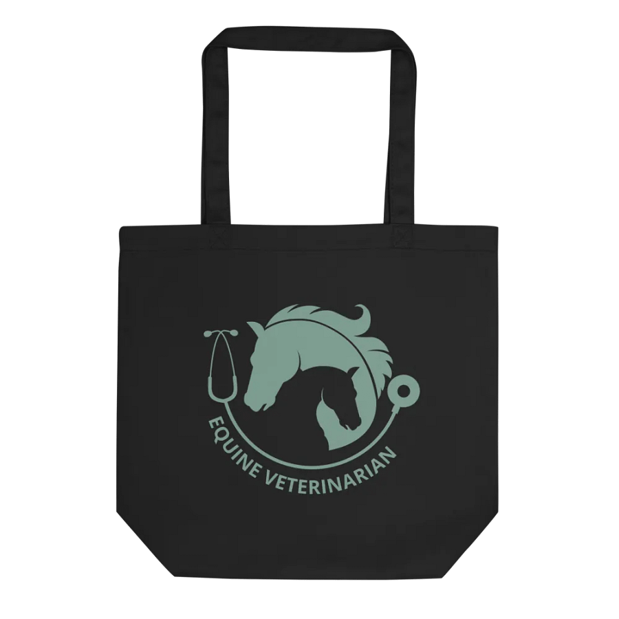 "Equine Veterinarian" black bag (medium size) product image (3)