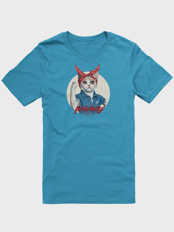 Posie the Privacy Cat Full T-Shirt product image (1)