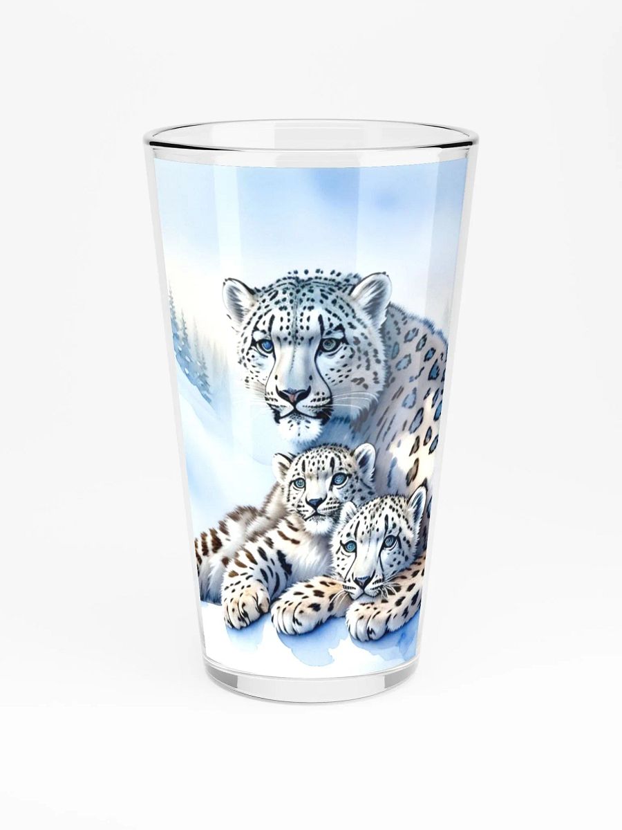 Snow Leopard Serenity Pint Glass product image (3)
