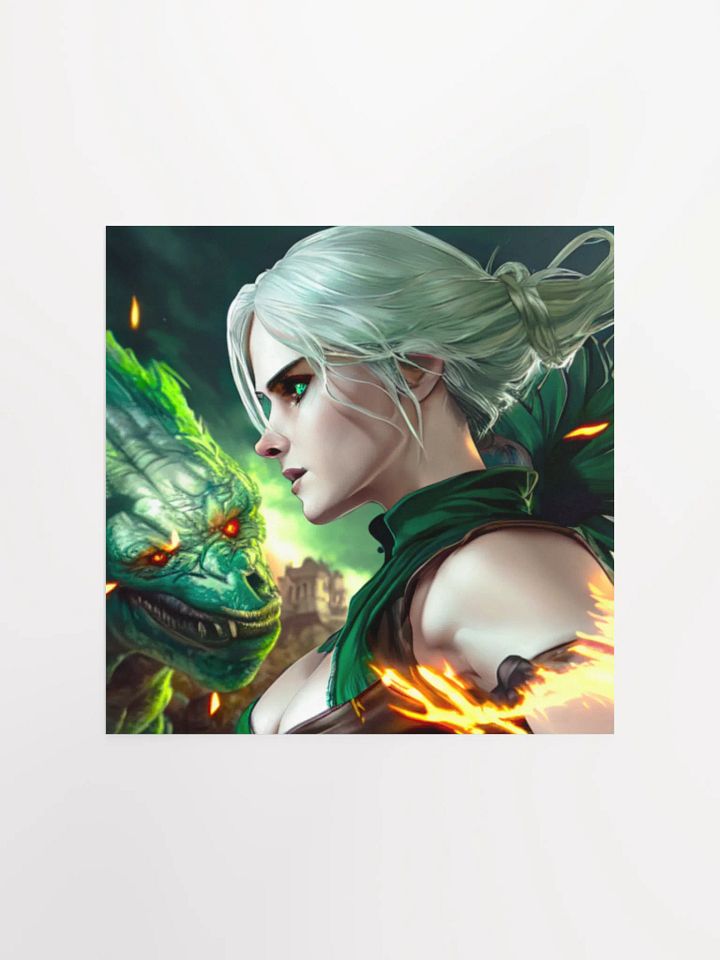 Flame Wielder Fantasy Poster product image (2)