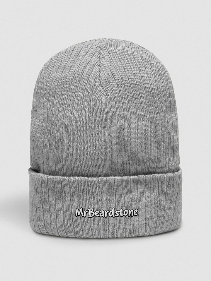 Logo Embroided Ribbed Knit Beanie product image (1)
