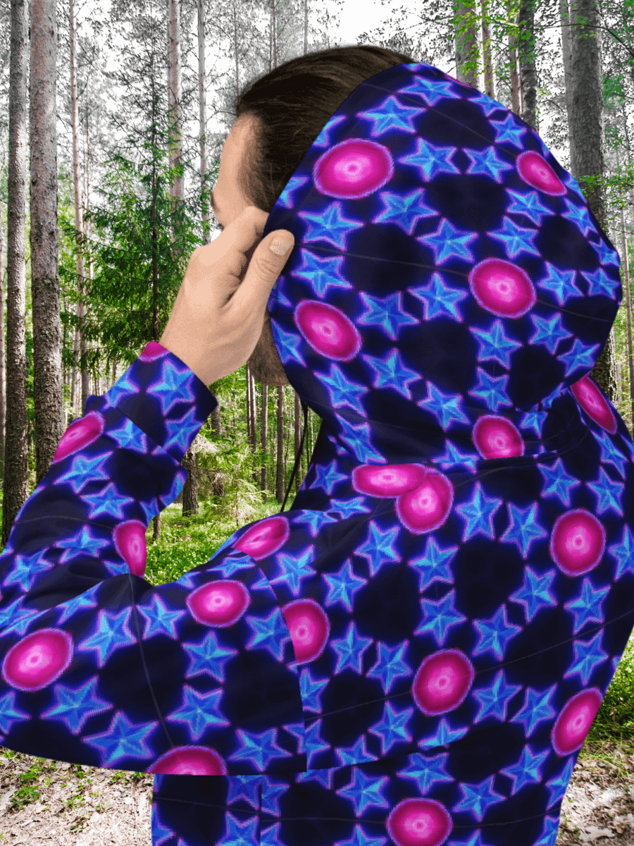 Starry Lattice Recycled Hoodie product image (3)