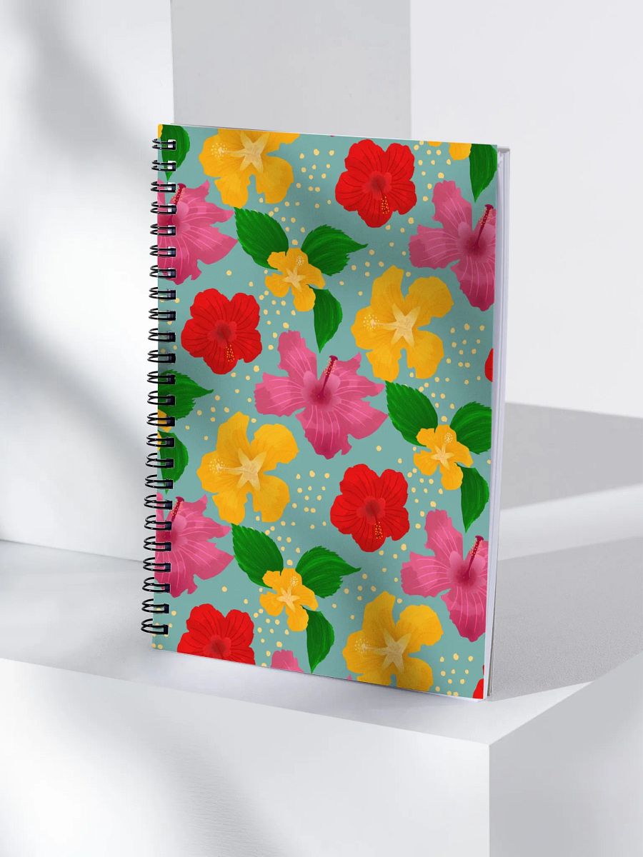 Hibiscus Flower Pattern Notebook product image (4)