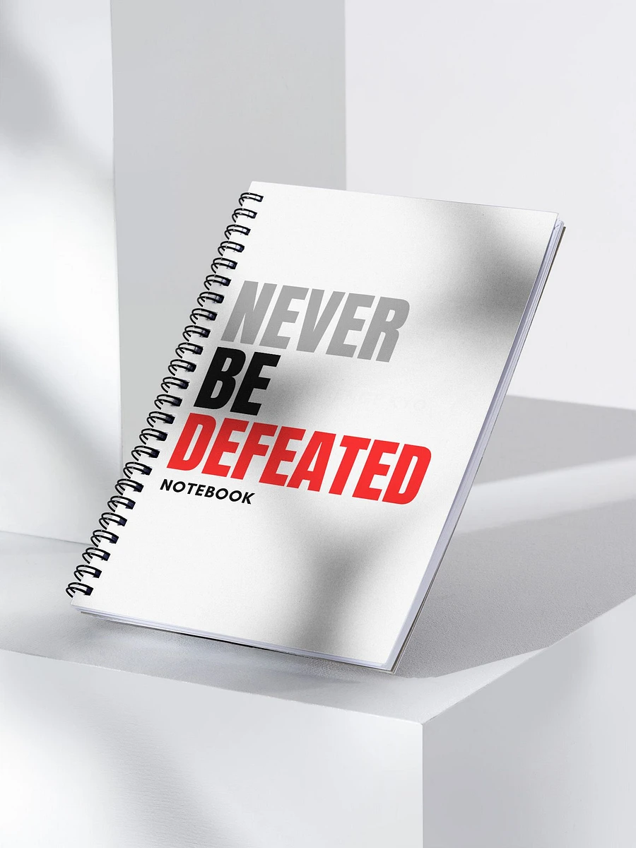 Never Be Defeated—Spiral Notebook product image (3)