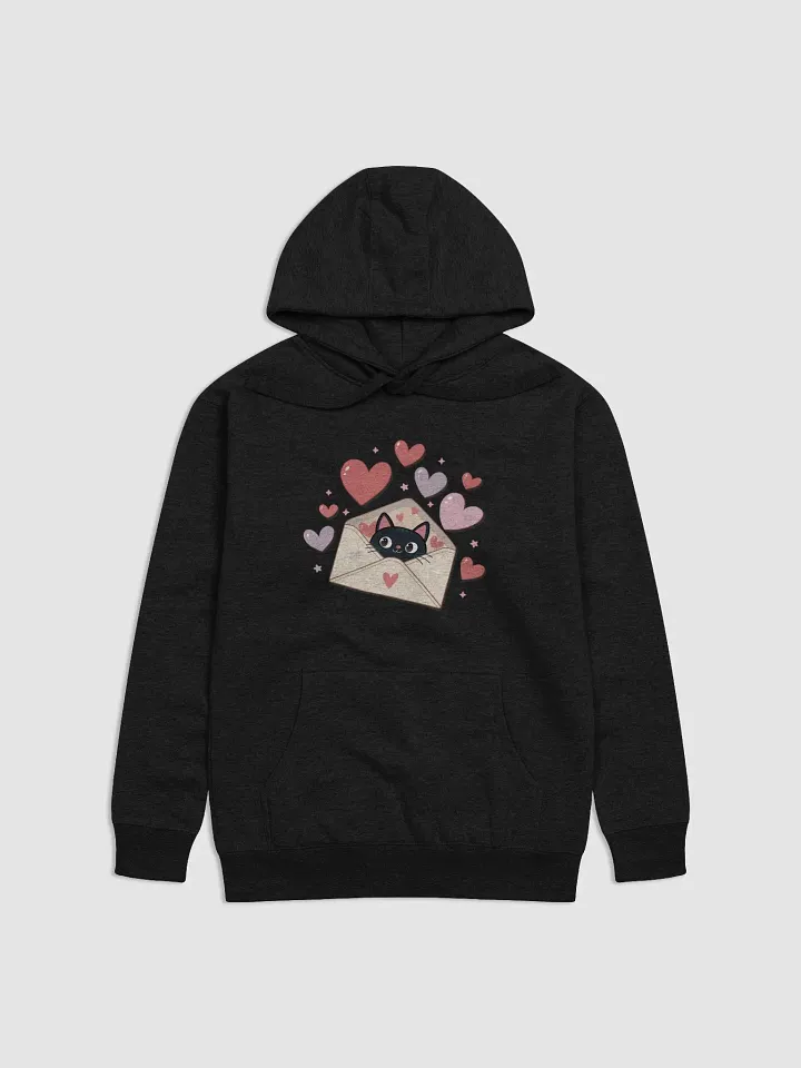 Feline Valentine Envelope - PREMIUM hoodie product image (1)