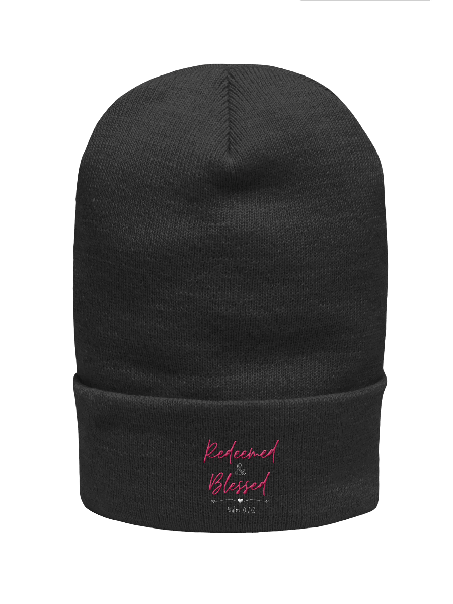 Redeemed & Blessed Cuffed Beanie product image (1)