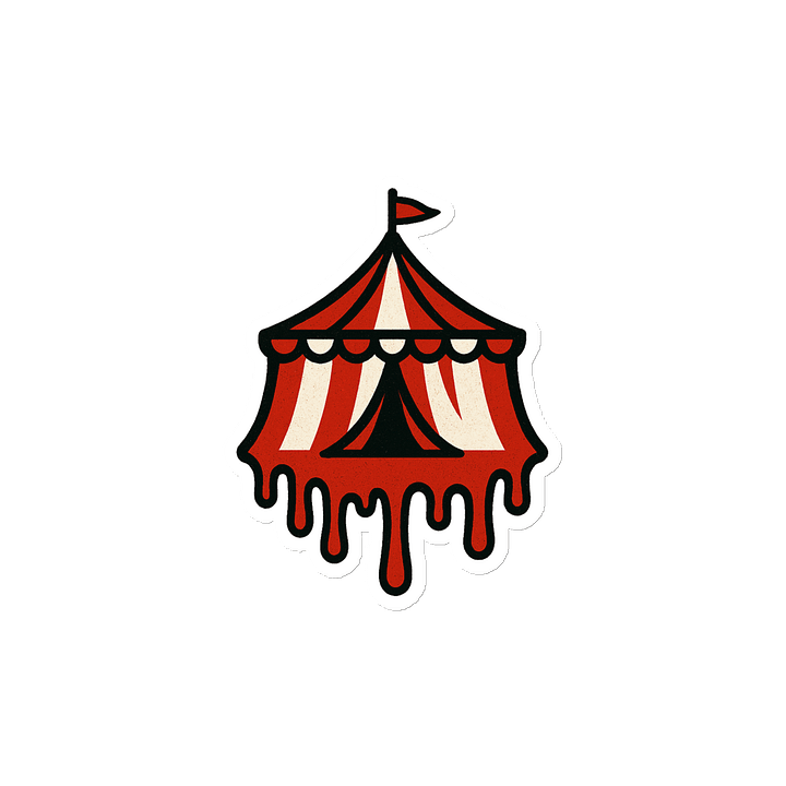 Dripping Circus Tent magnet product image (2)