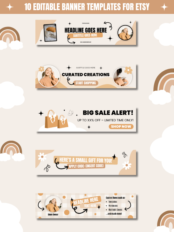Cute MRR/PLR Branding Kit for Etsy product image (5)