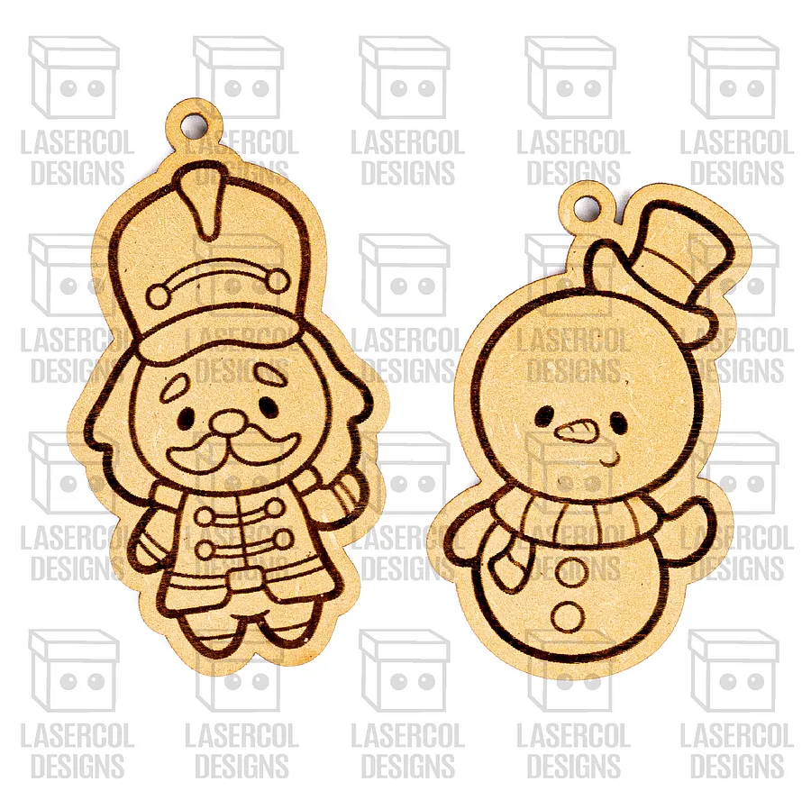 Christmas Ornaments - Laser Cut Files product image (6)