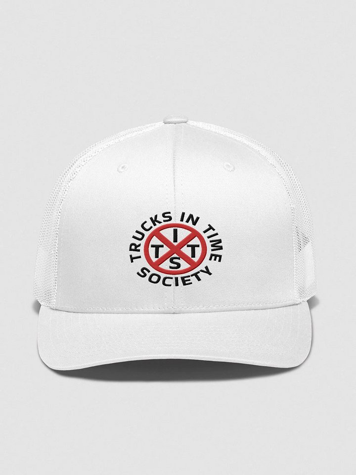 TITS CROSSROADS LOGO Trucker Hat White product image (1)