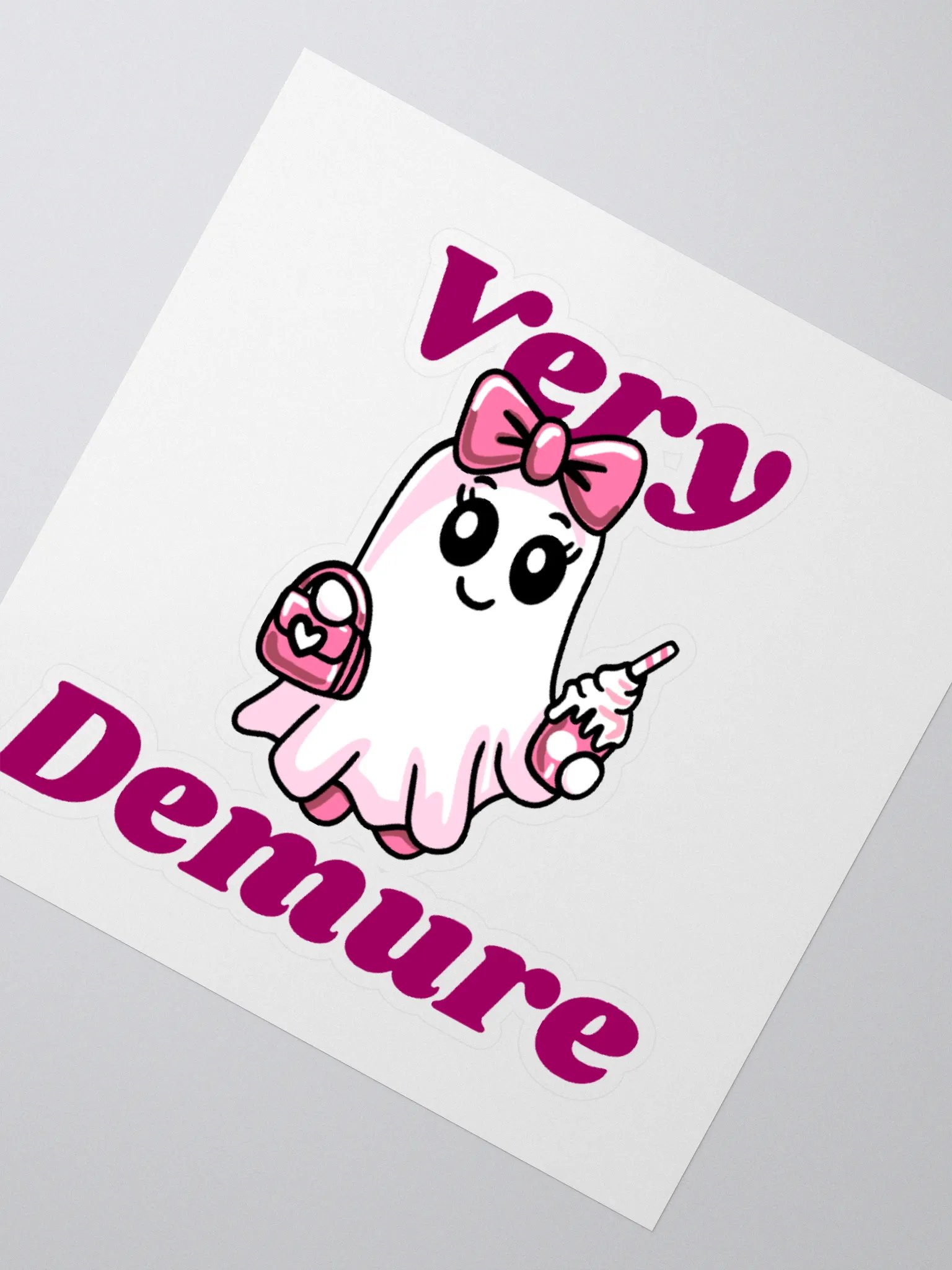 Very Demure Cute Ghost Sticker product image (2)