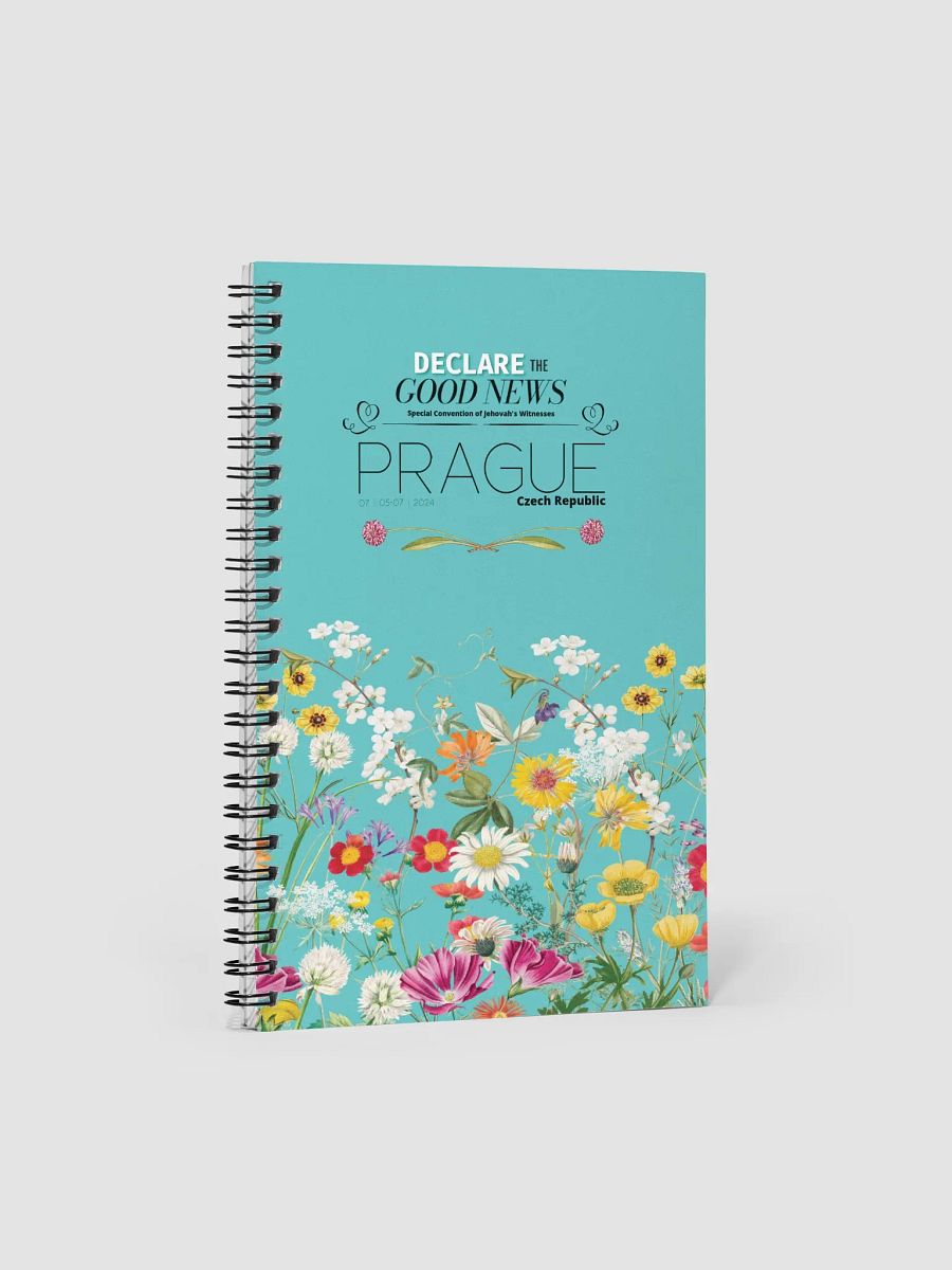 'Declare the Good News' 2024 Special Convention of Jehovah's Witnesses: Prague Czech Republic Spiral Notebook product image (1)