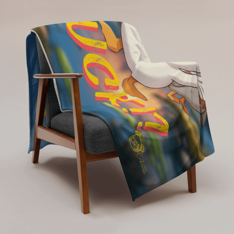 What the duck? Throw blanket product image (2)