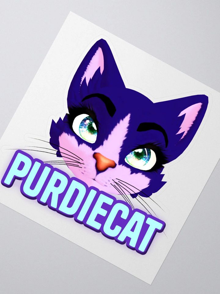 PurdieCat Logo Sticker product image (2)