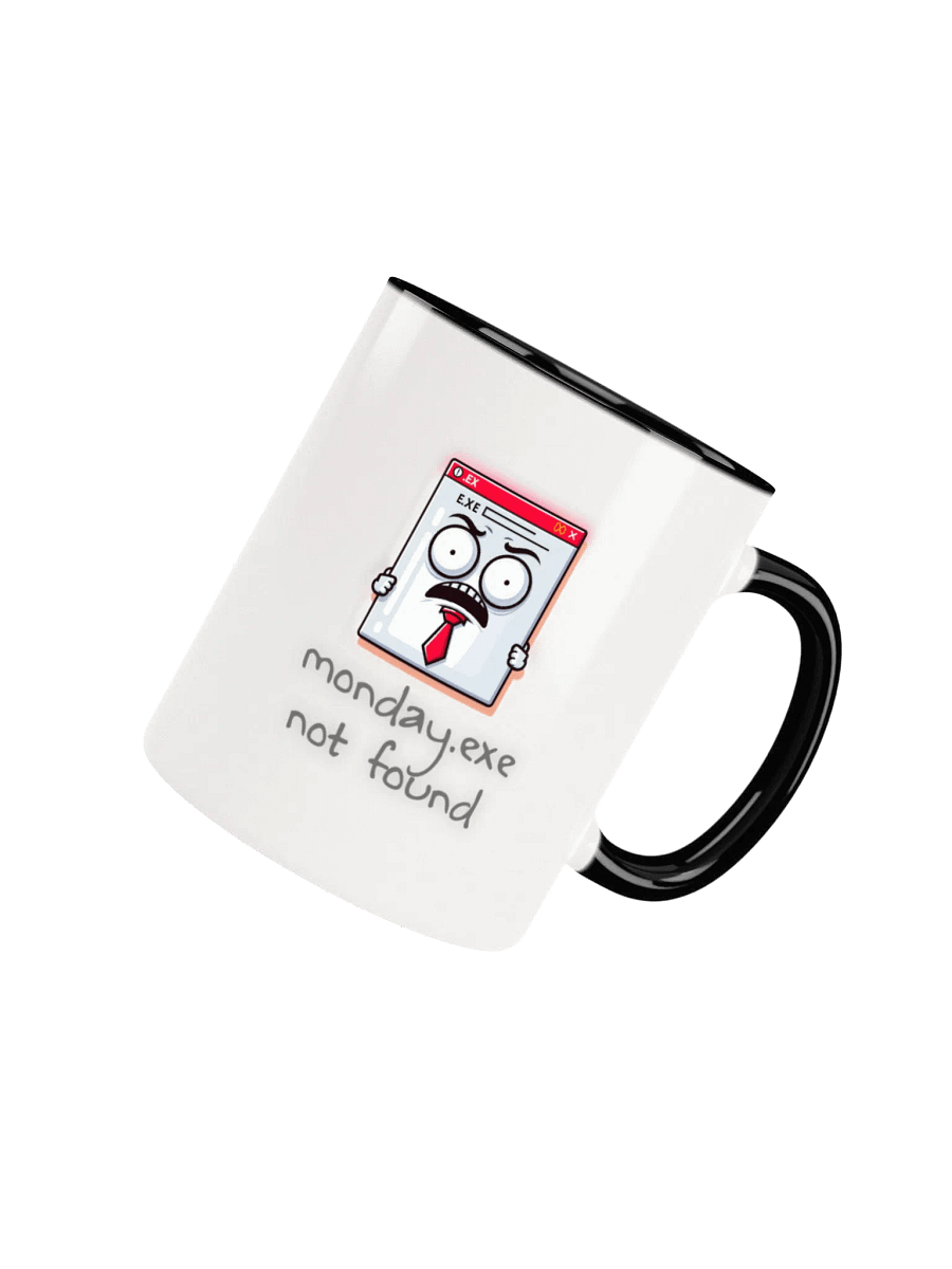 Monday.exe not found Ceramic Mug with Color Inside product image (49)
