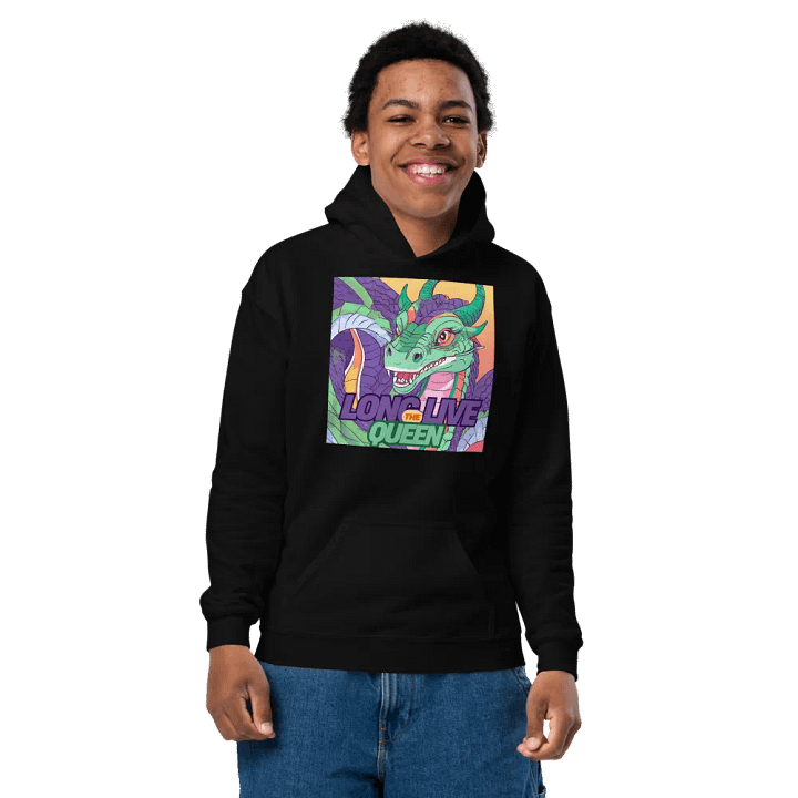 Team Alli Long Live the Queen Kid's Hoodie product image (2)