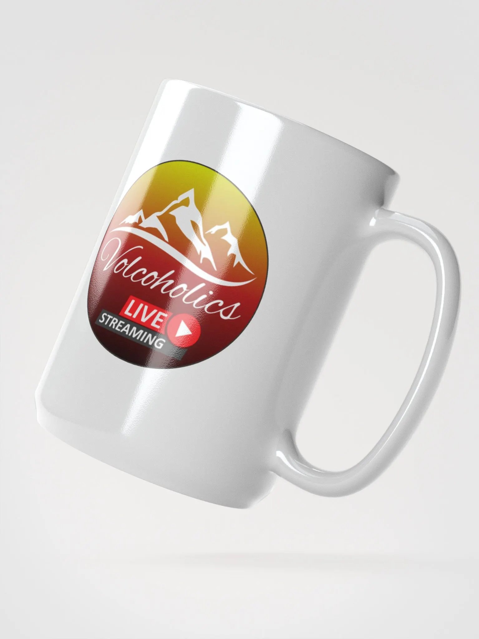 Icelandic Flag Map White Glossy Mug product image (4)