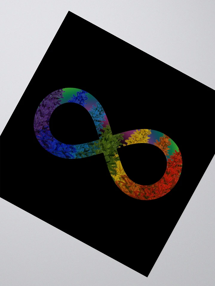 Queer Trees Autistic Infinity Sticker product image (4)