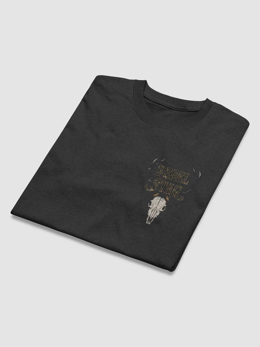 Rebel Stag Skull Back print T-shirt product image (32)