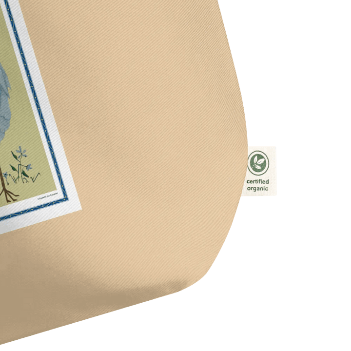 Eco Friendly Tote Bag with Chicken and Yellow Background product image (2)