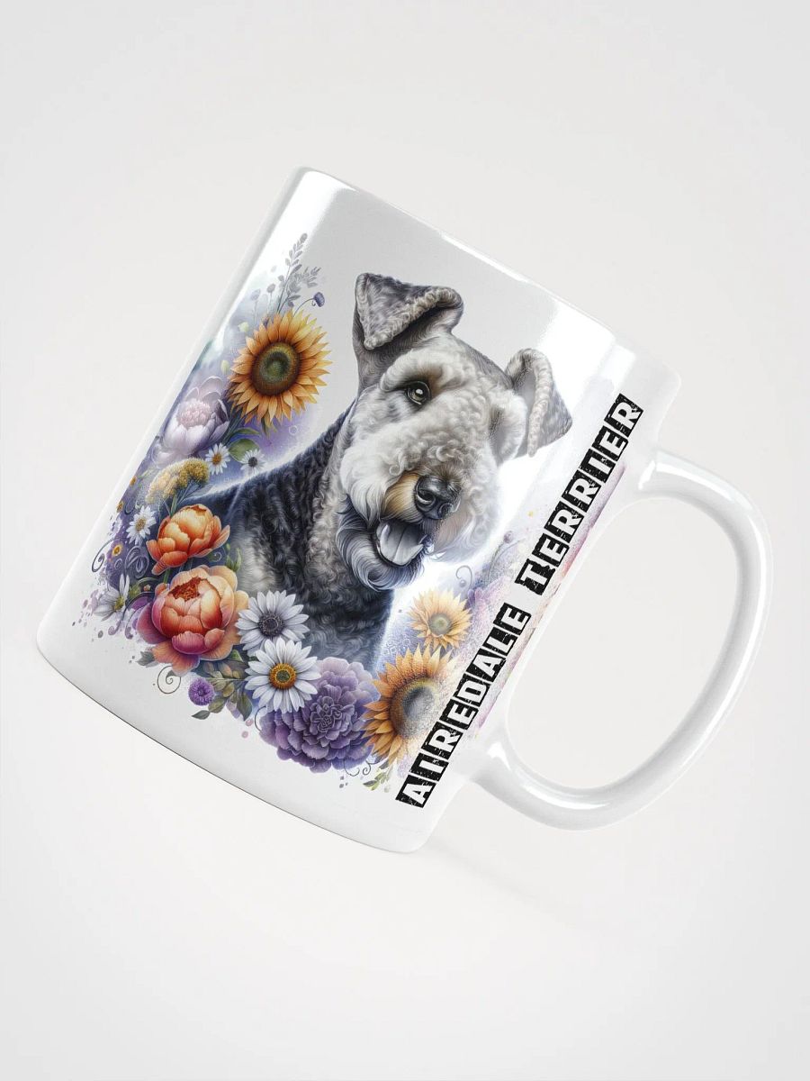 Floral Airedale Terrier Mug product image (4)