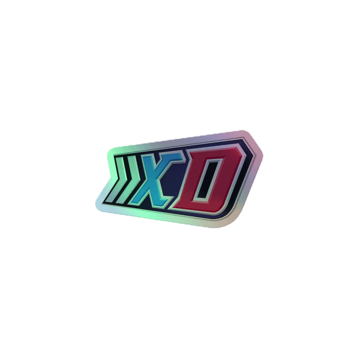 Spin Rhythm XD Short Logo Holographic Sticker product image (1)